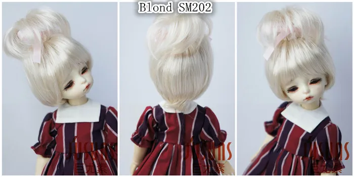 JD002 1/6 1/4 1/3 милый фонтан кукольный парик BJD парики Размер 6-7 дюймов 7-8 дюймов 8-9 дюймов кукольные волосы для модных кукольных аксессуаров