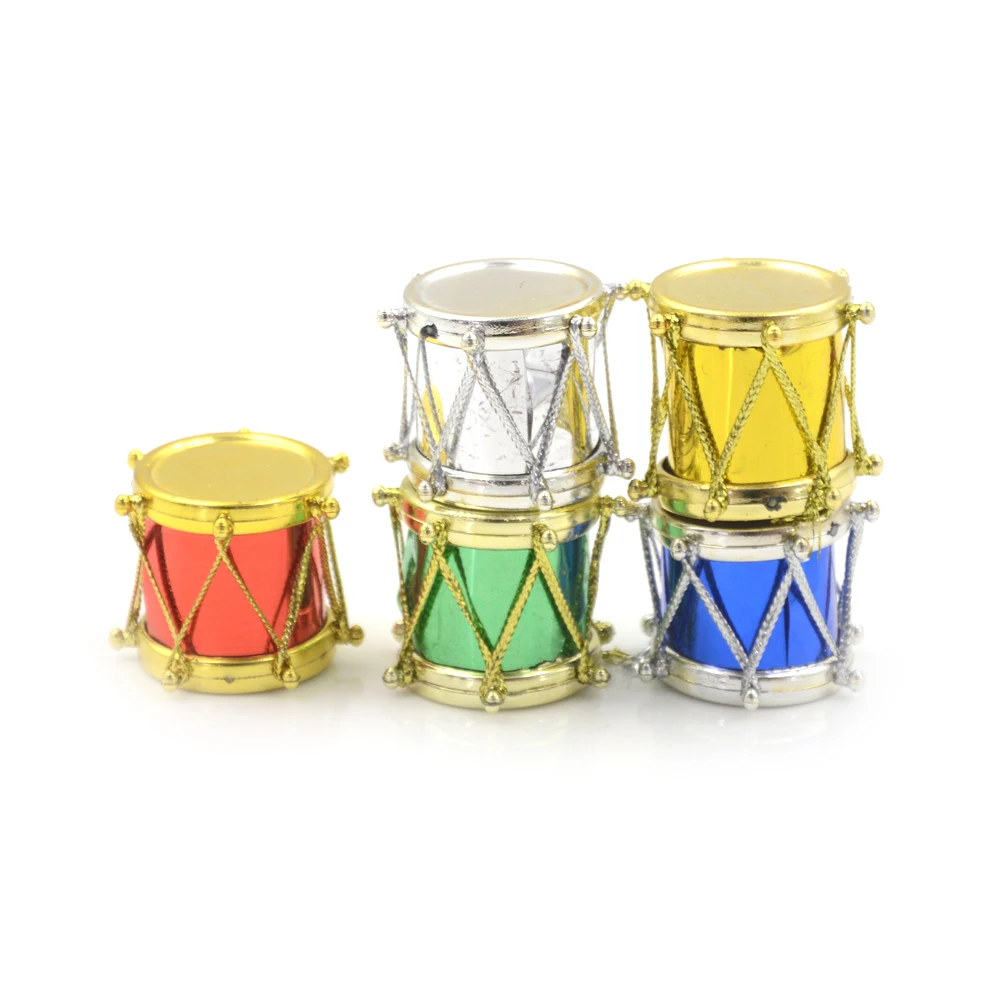 

Best Doll Instrument Drum Musical Toy Mini Dollhouse Decor Toys For Barbi Doll Dollhouse Decor Birthday Gift Children Kids Gift