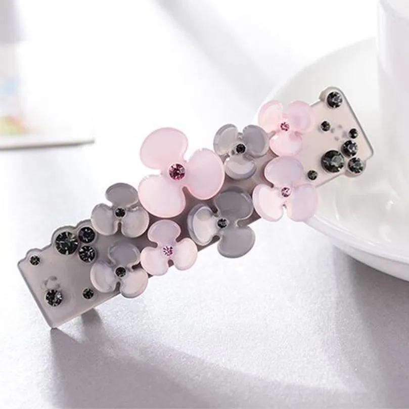 Модная импортная акриловая заколка для волос ювелирная и верхняя папка