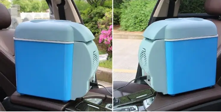 Автомобильный мини-холодильник 12 В 7 5 литров с горячими и холодными ящиками |