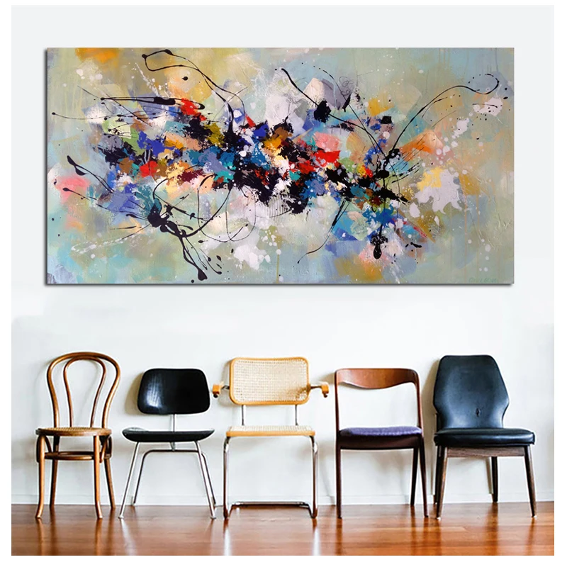 Хит продаж алмазная живопись абстрактные настенные картины для гостиной