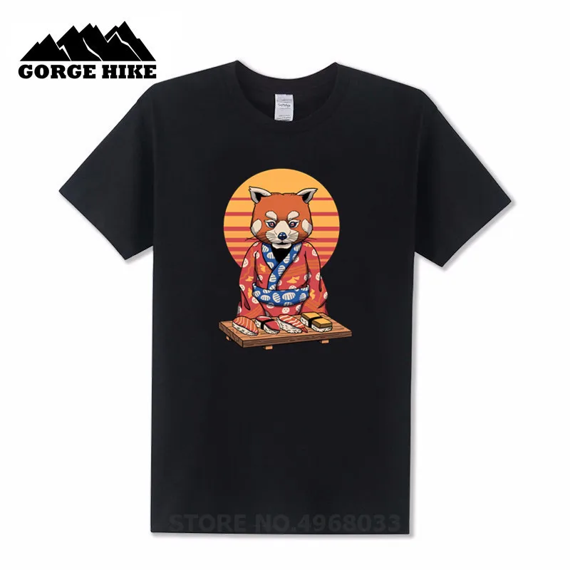 Футболка с японским аниме rad synthwave в стиле ретро милые панды 100% хлопок футболка