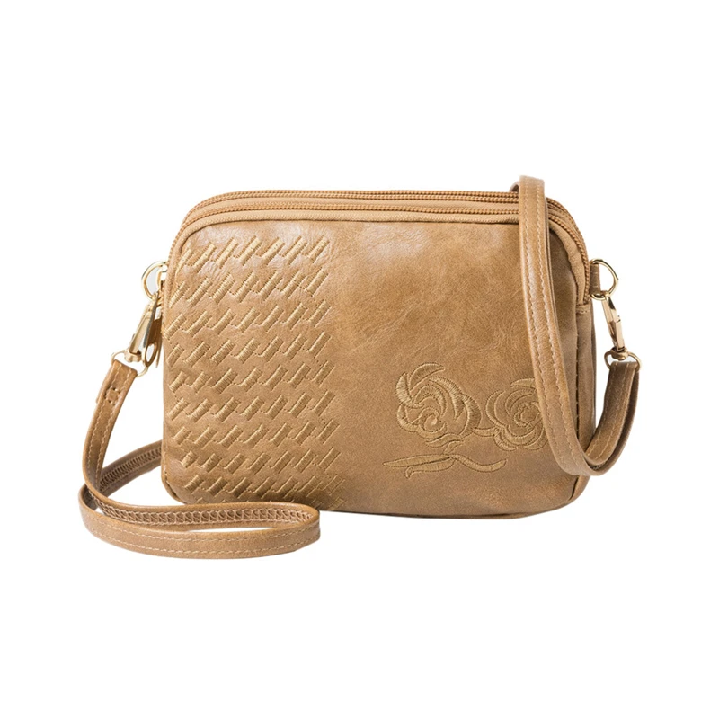 Женская сумка через плечо с вышивкой|Сумки ручками| |