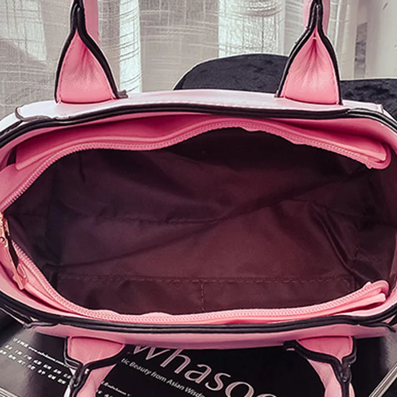 Женская сумка мессенджер из искусственной кожи с рисунком котенка SS0350|bolsa fashion|bag