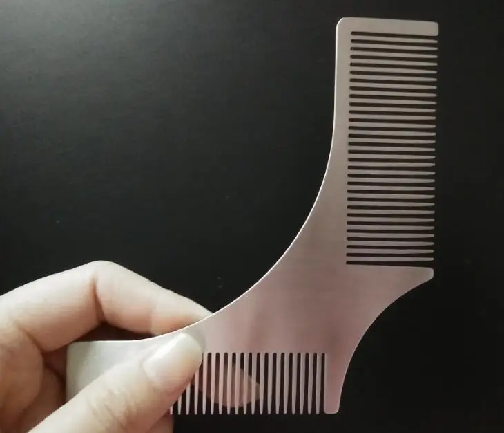 1 шт. расческа из нержавеющей стали для придания формы бороде | Красота и здоровье