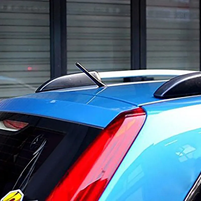 Горячая 12 см из углеродного волокна с коротким радиусом антенна для Ford Focus Peugeot Mazda