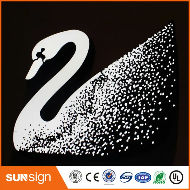 Акриловая светодиодная вывеска с подсветкой спереди|acrylic signboard|signboard led |