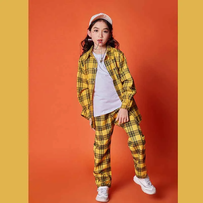 Новые детские костюмы в стиле хип-хоп Детский костюм для джазовых танцев