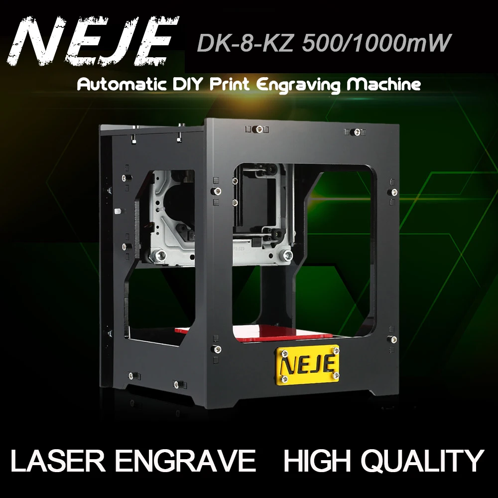 NEJE 1000mW CNC-фрезерный лазерный резак мини гравировальная машина DIY Печать высокой скорости с защитными очками.