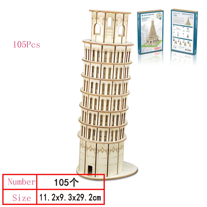 DDWE DIY 3D сборные строительные комплекты Робот Модель деревянные игрушки мировая