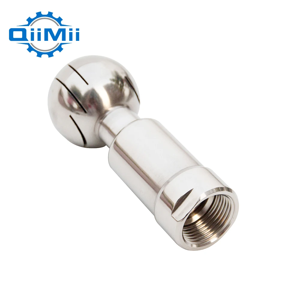 

1/2"-1-1/2" BSPT Thread Female High Pressure Spray Ball cip Stainless Steel SS 304 Sanitary 360 Rotary Tank Cleaning Ball cips