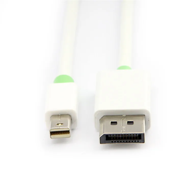 2 шт./лот мини displayport и DisplayPort между мужчинами поддержка молнии белый м No.1040|cable