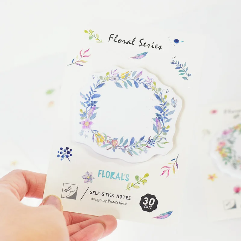 Модная красивая гирлянда самоклеющаяся блокнот липкая закладка для заметок