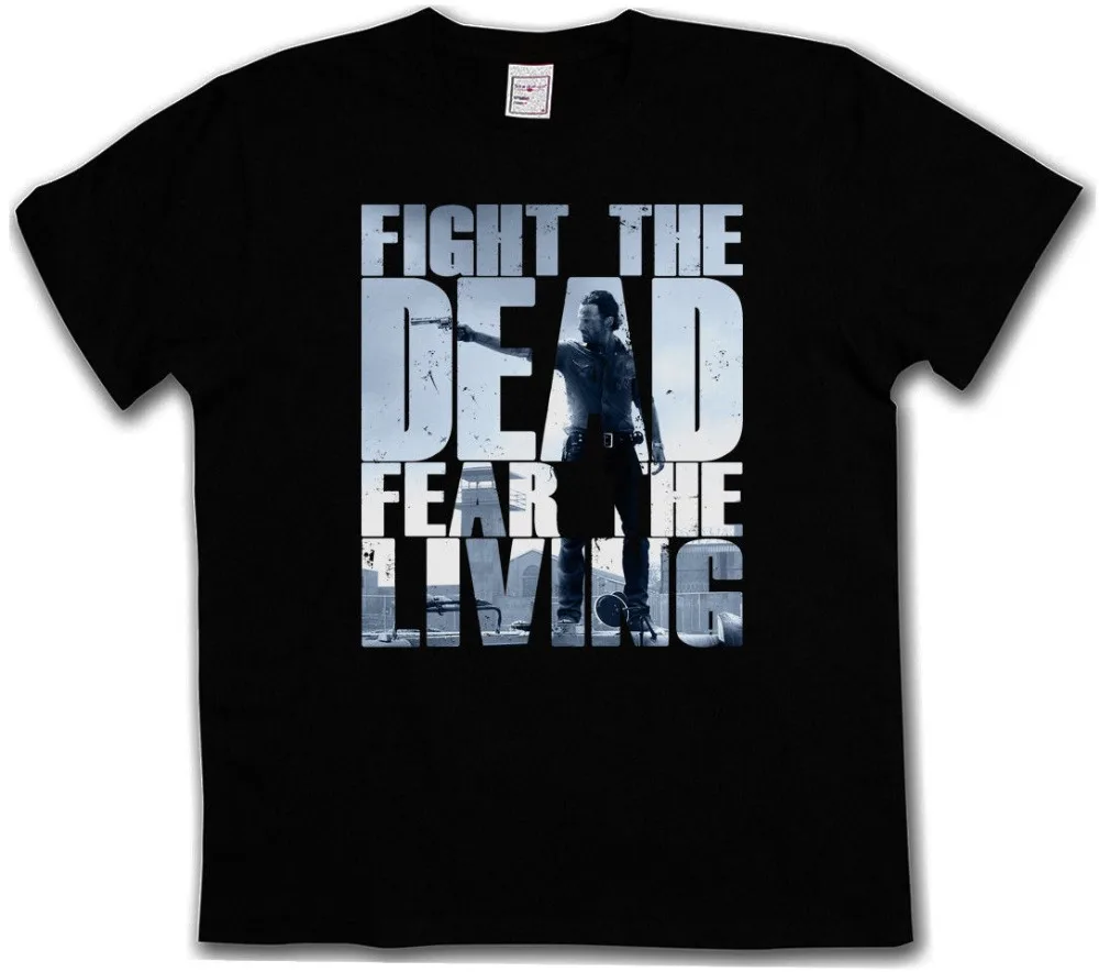 Хит продаж модная футболка FIGHT THE DEAD FEAR Live II зомби ходячие ходунки D 2019|Мужские