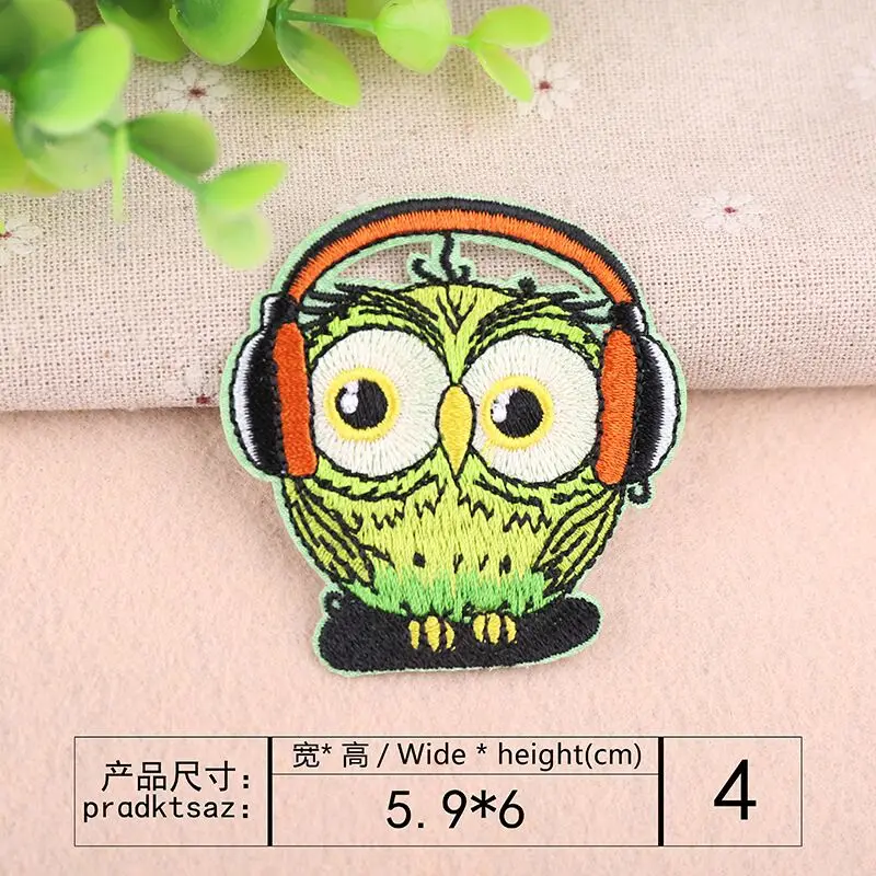 Высококачественные наклейки на ткани с вышивкой декоративные одежду Мультяшные