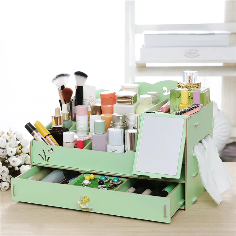 Декоративная деревянная шкатулка для драгоценностей коробка ручек с милым котом