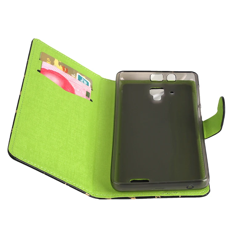 L-Right Stars Green Bottom для lenovo A536 чехол хорошее качество кожаный задняя крышка A 536