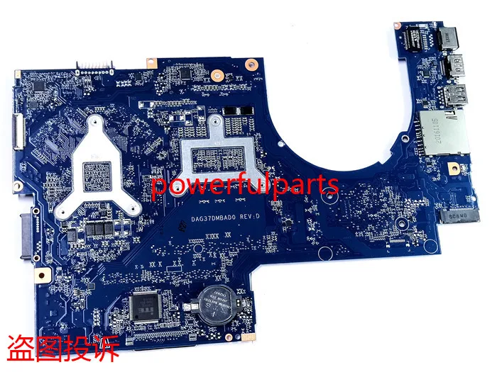 Для hp 17-w материнская плата 915550-601 DAG37DMBAD0 I7-7700HQ 1050TI 4 Гб работает хорошо