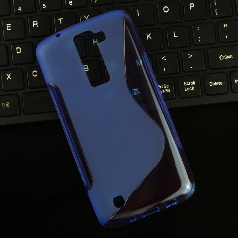 Для LG K8 K350 ультратонкие мягкий S линии ТПУ прозрачной силиконовой резины