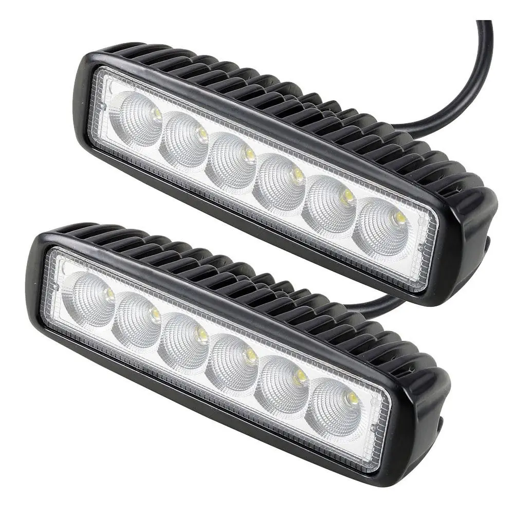 противотуманные фары 2 шт. 18 Вт DRL светодиодный свет работы 10 30 В 4WD 12 для