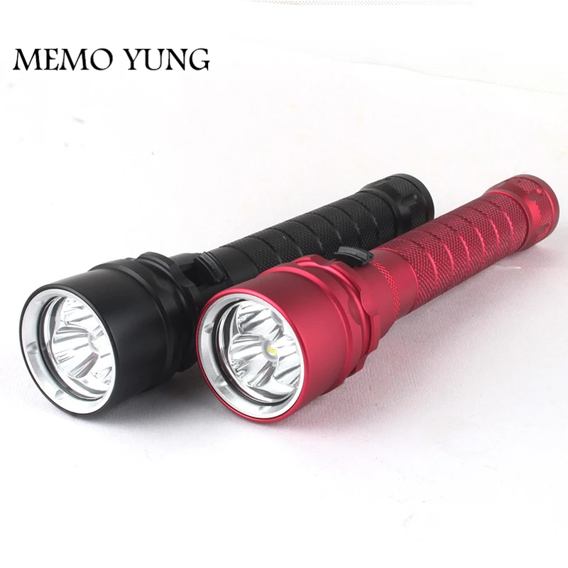 3 XML L2 холодный белый фонарик для дайвинга подводный 50 м фонарь на открытом