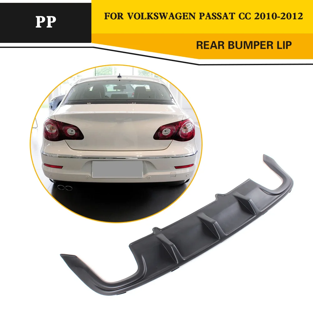 ПП авто задний спойлер диффузор для lip agon VW Passat CC Sedan 4 двери 2010 2011 2012|rear lip|spoiler liplips