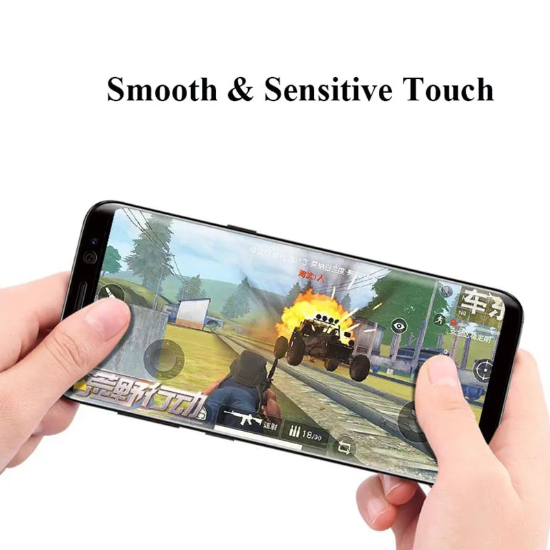 MAKAVO For Samsung Galaxy Note 9 Tempered Glass 3D Full Curved Explosion-proof Screen Protector Film for S9 Plus | Мобильные