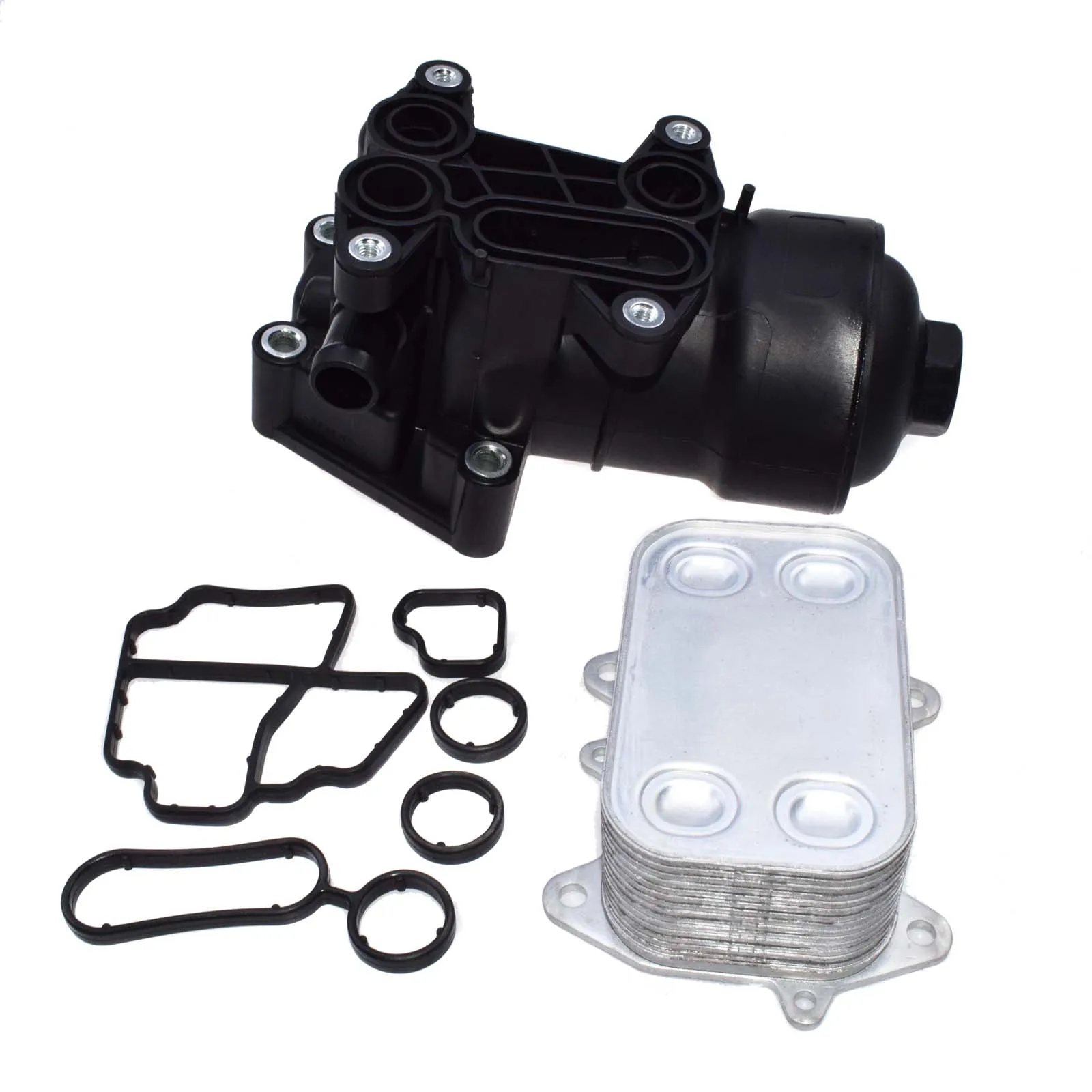 WOLFIGO Новый 03L 115 389 B/C/G/H масляный фильтр в сборе для AUDI A3 A4 VW SEAT SKODA 1 6 2 0 TDI B C|Топливные