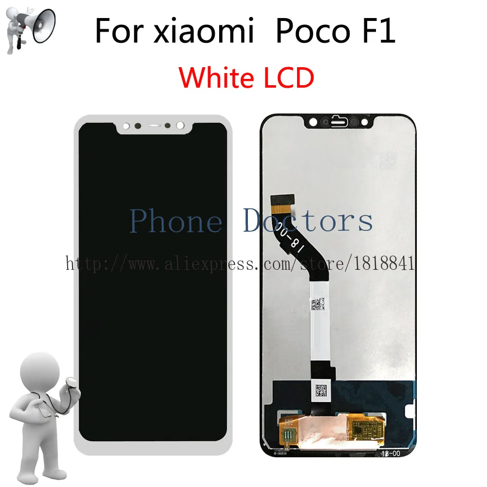 Высокое качество ips ЖК дисплей + рамка для xiaomi poco F1 Дисплей Сенсорный экран