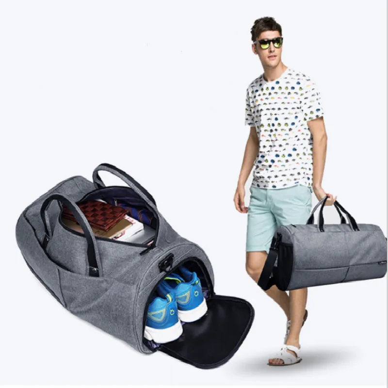 Спортивная сумка дорожная Повседневная Водонепроницаемый Duffle открытый плеча