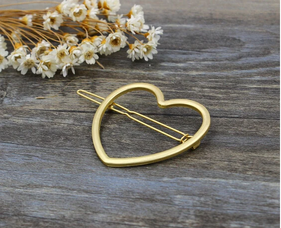 Timlee H117 с принтом сердечка и дизайном в виде прозрачных звездочек заколки для