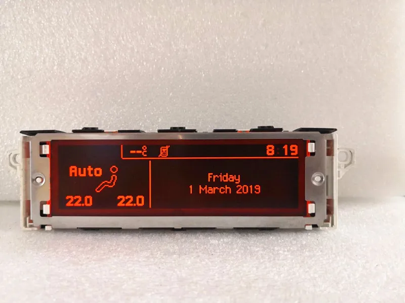 Красный цвет экран Поддержка USB Bluetooth A/C дисплей монитор 12pin для Peugeot 307 207 408 citroen C4 C5