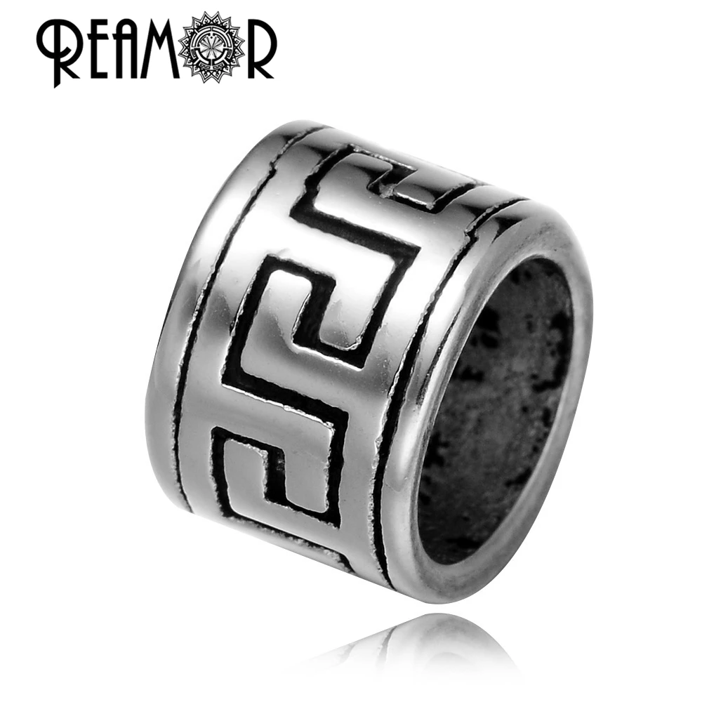 Бусины разделители из нержавеющей стали 316L 8 мм|big hole beads|hole beadscharm beads |