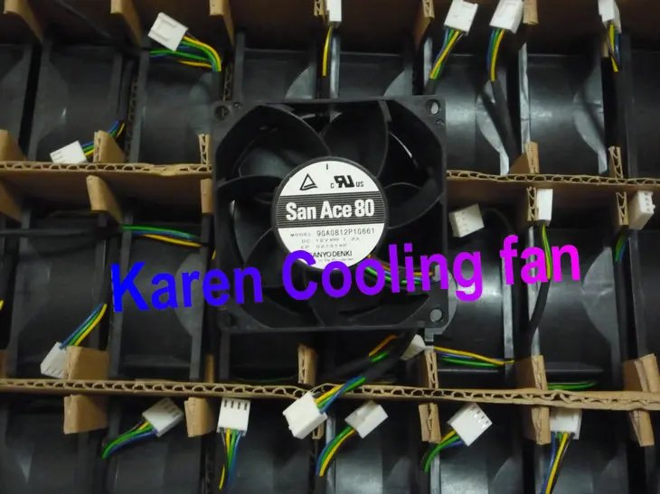

8cm 8038 12V 1.2A 9GA0812P1G661 4wire Cooling Fan