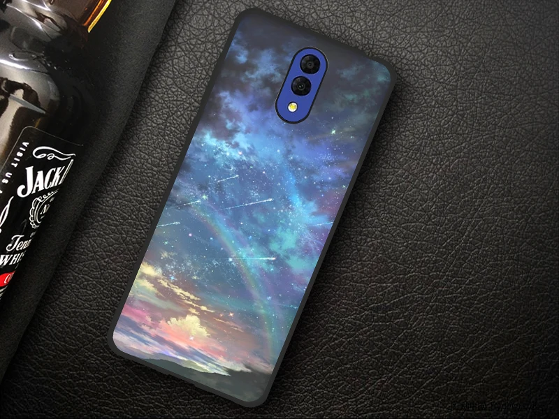 JURCHEN Case For Alcatel 3L Case Soft Tpu Silicone Back Cover For Alcatel 3L 3 L Case Cover Funda Printing Bag Cartoon