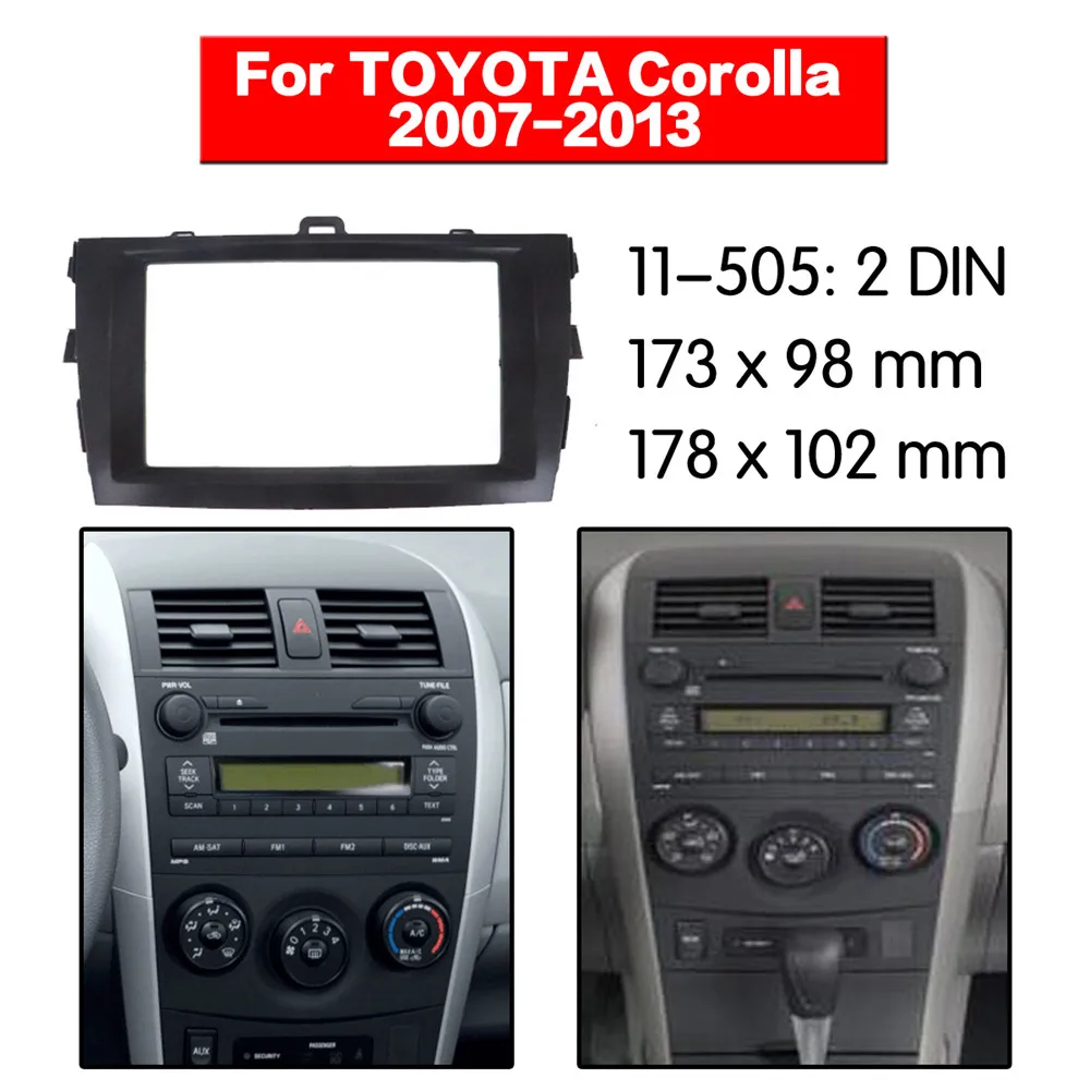 Автомобильная радиоустановка Fascia Для TOYOTA Corolla 2013 + (левое колесо) стереопанель