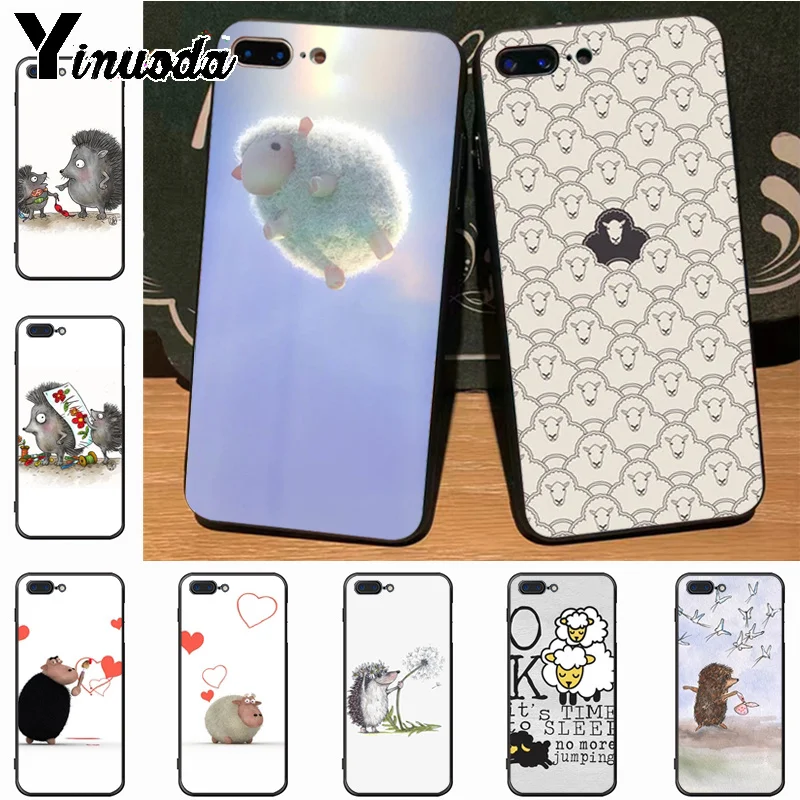 Yinuoda hedgehog Sheep Новейшие супер милые телефонные чехлы для iPhone 7plus 6S 7 8 8Plus X XS XR MAX 5S 11Pro