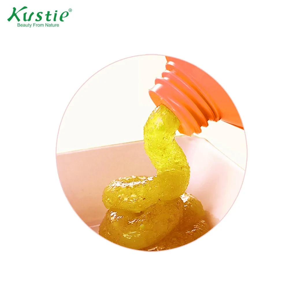 KUSTIE поры очищающий гладкой и шелковистой абрикос скраб для лица Варенье 200 мл