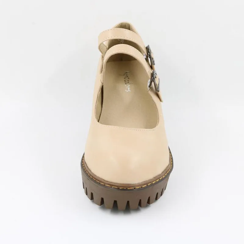 Женские туфли мэри джейн на высоком каблуке туфли-лодочки платформе в