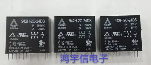 

Горячее предложение реле 942H-2C-24DS 942H2C24DS 24VDC DC24V DIP8 20 шт./лот