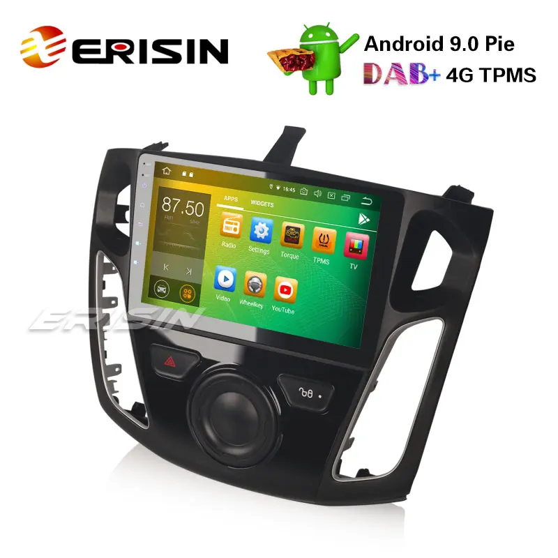 Erisin ES7995F 9&quot Octa-Core Android 9.0 Car Stereo GPS Sat Nav DAB+ DVR WiFi OBD DTV for FORD Focus | Автомобили и мотоциклы