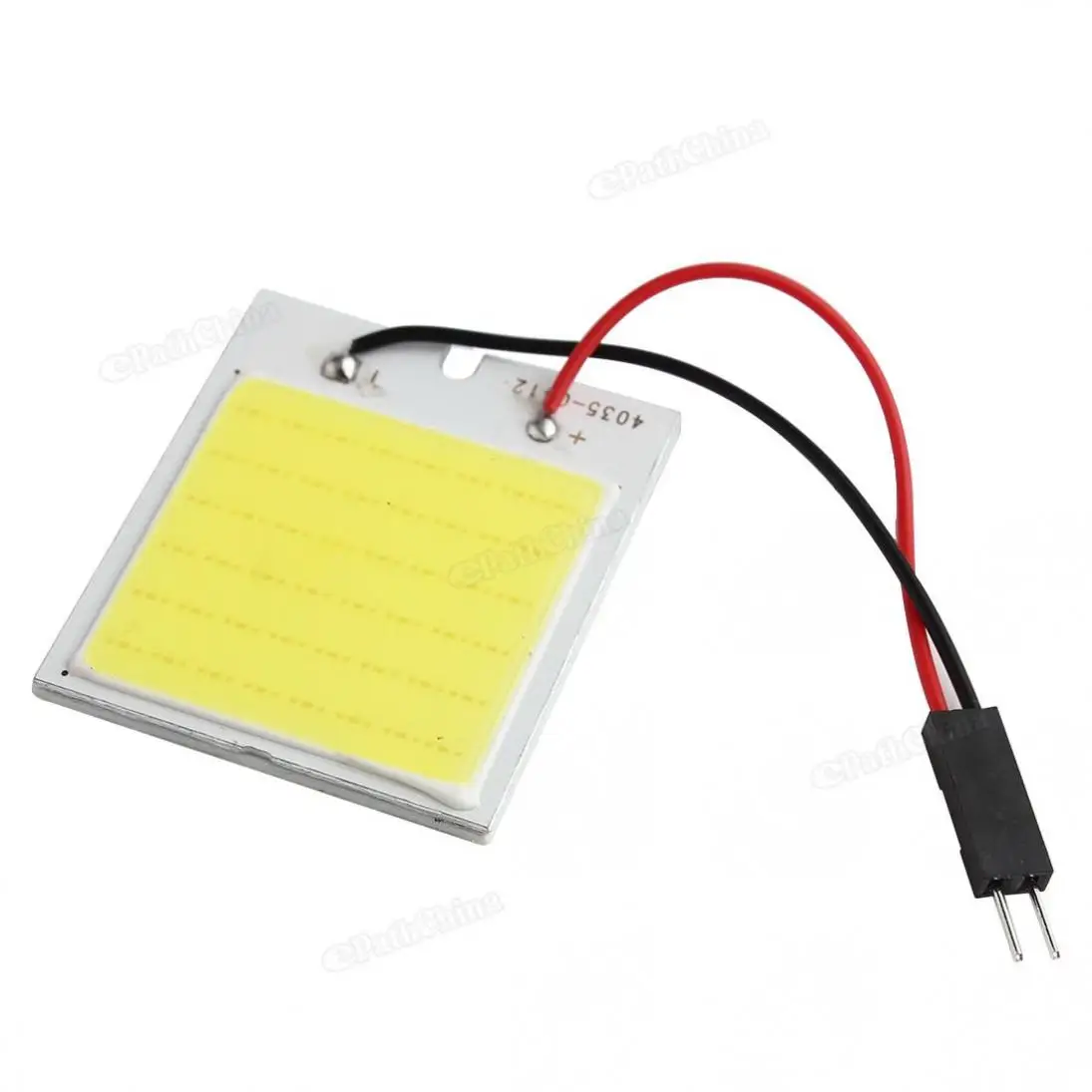 Автомобильная светодиодная лампа T10 W5w COB 48 SMD панельная белого красного синего