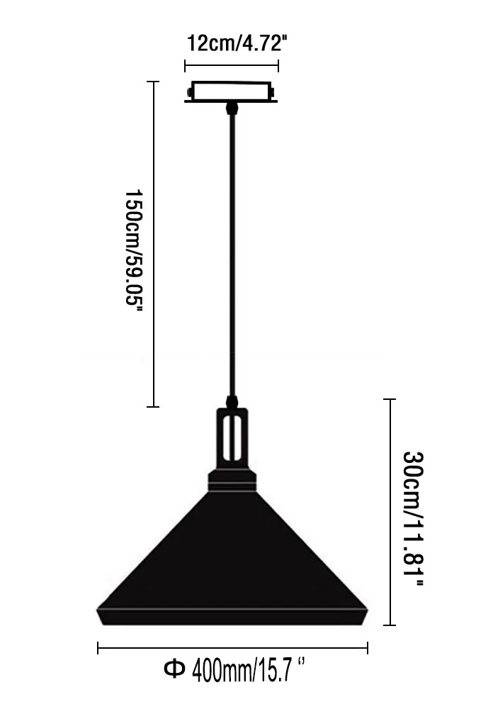 ДЖЕММИ ХО Dia 400 мм Простой Алюминиевый Подвесной Светильник Nordic Современный