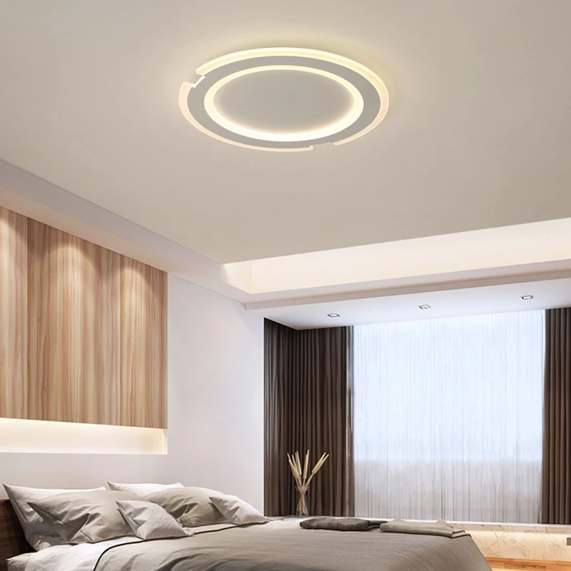 Chandelierrec Онлайн белый минимализм современные светодиодные потолочные лампы для