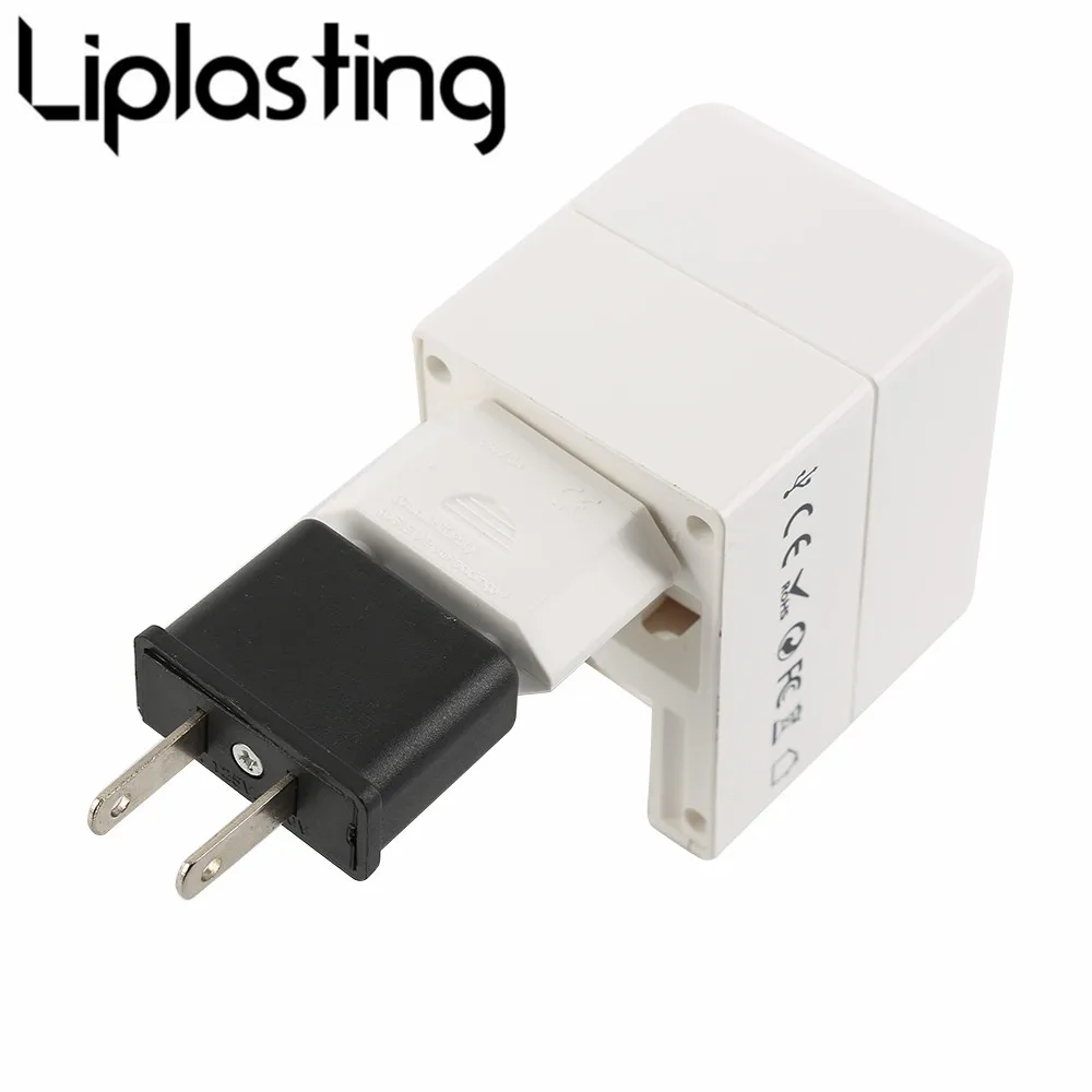 2017 штепсельная вилка стандарта США портативный переходник адаптер питания для
