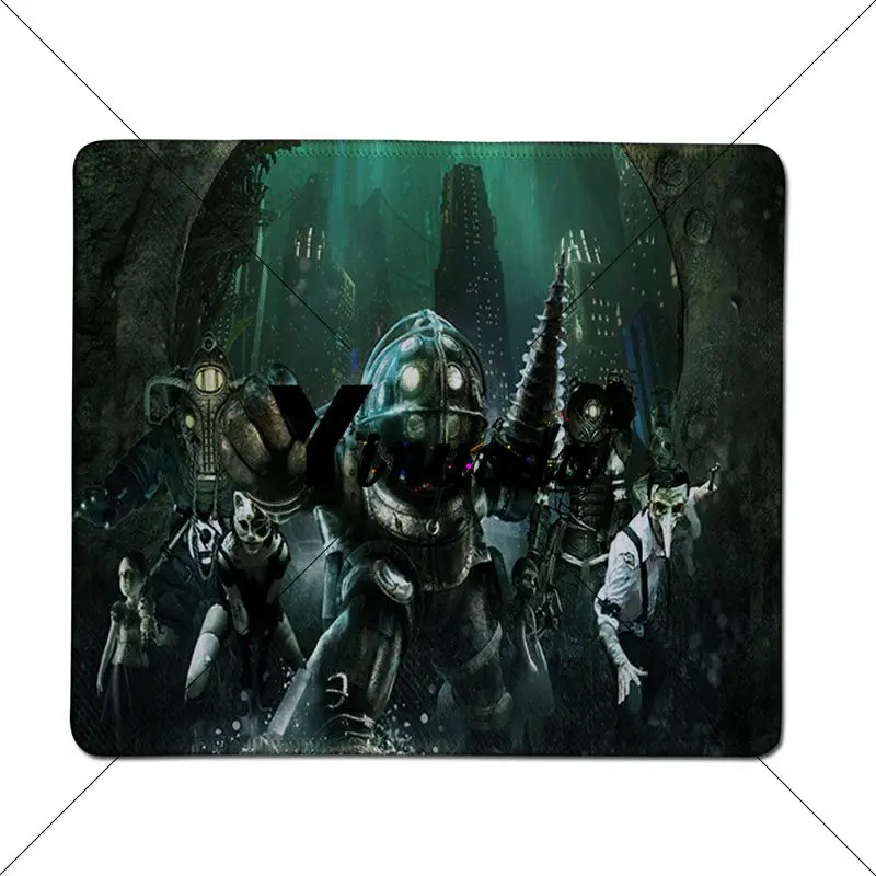 Лидер продаж силиконовый большой/маленький коврик Yinuoda для мыши BioShock игровой