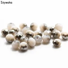 Isywaka новые цвета 4*6 мм 50 шт Rondelle Австрия граненые Хрустальные стеклянные бусины Свободные Круглые бусины для изготовления ювелирных изделий