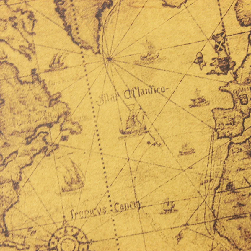 1 шт. большой постер из крафт бумаги в винтажном стиле подарки украшение для дома