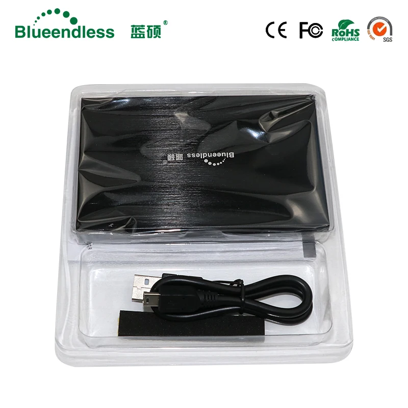 Металлический корпус для hdd sata к usb ssd 2 0 1 ТБ 5 caddy Высокое качество Горячая