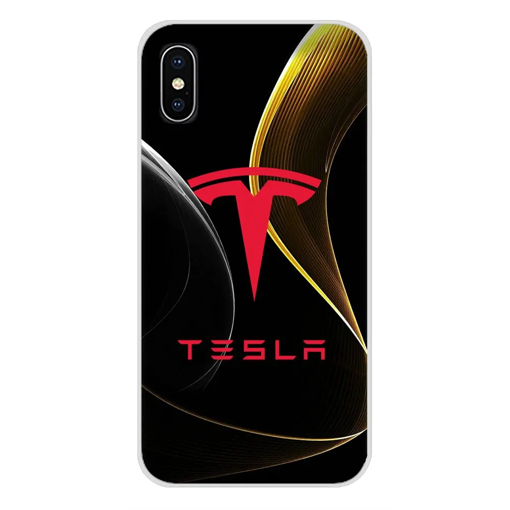Аксессуары чехлы для телефонов с логотипом Tesla супер электромобиль Huawei P Smart Mate Honor